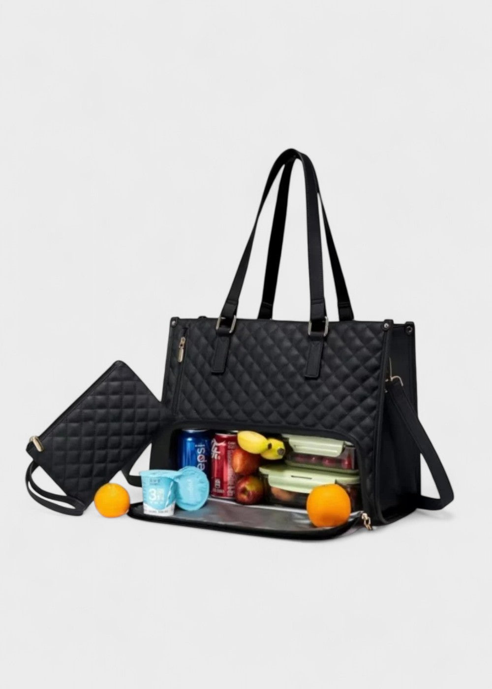 3-i-1 quiltet toteveske
