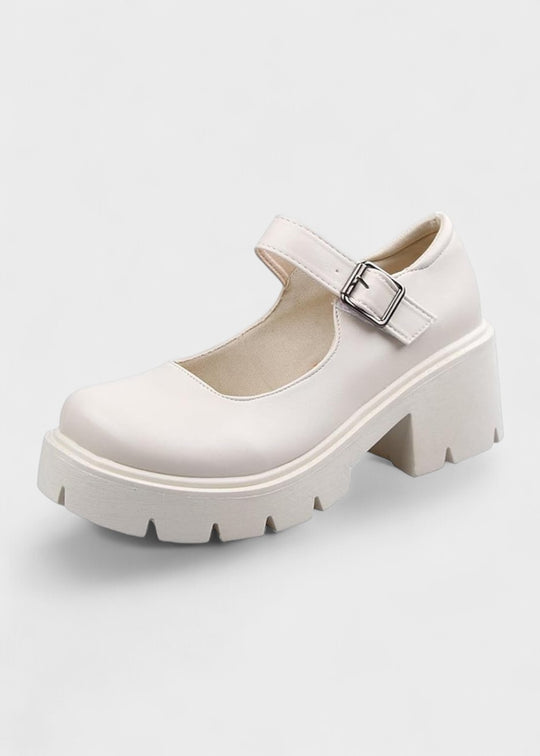 Bonnie - Oxfords svarte lakksko pumps støvler