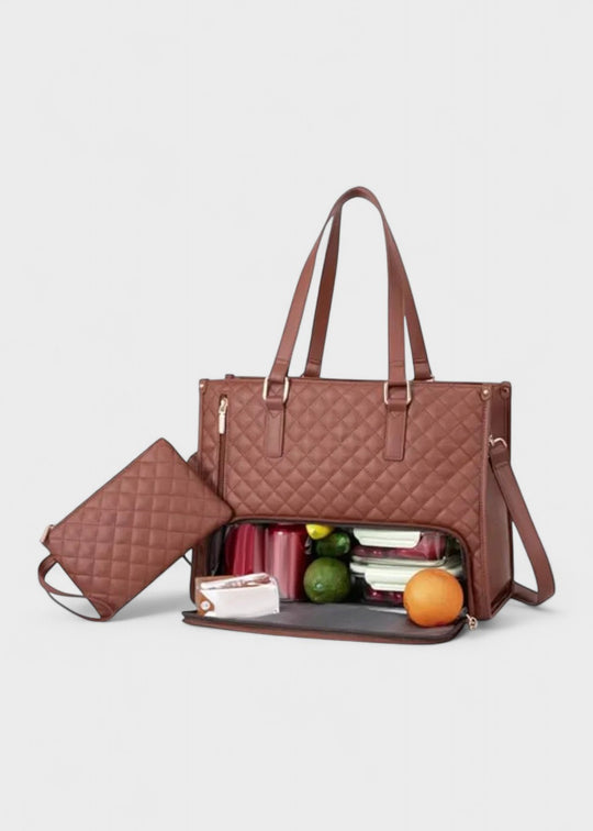 3-i-1 quiltet toteveske