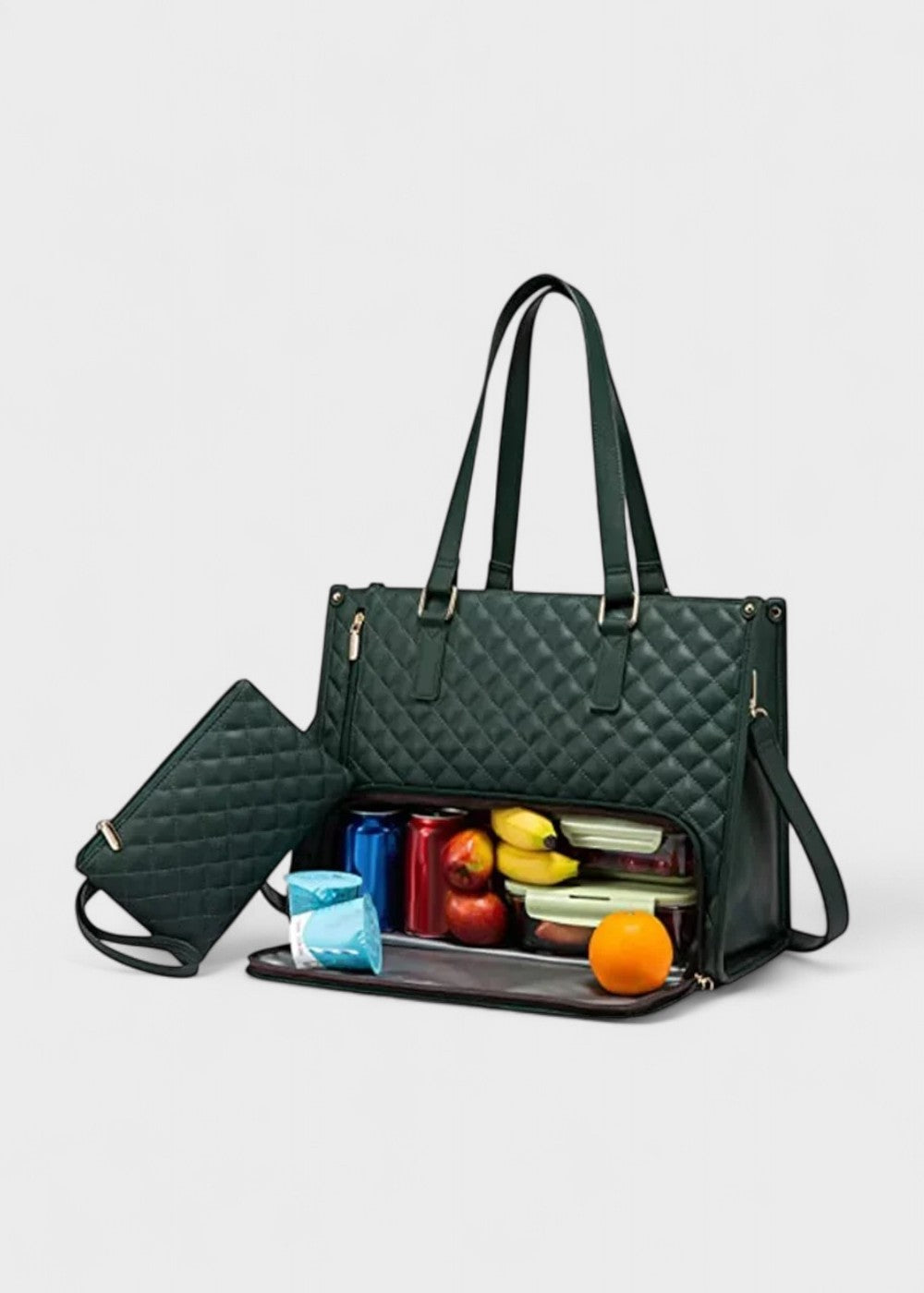 3-i-1 quiltet toteveske
