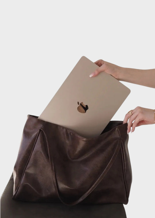 Dina - Skinn totebag