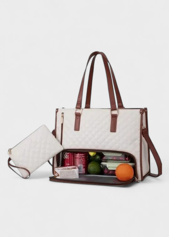 3-i-1 quiltet toteveske